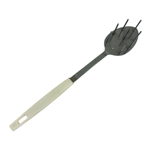 Vintage Heuck USA Pasta Fork Meat Tenderizer Kitchen Utensil Stainless Steel - Picture 1 of 8